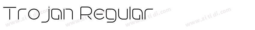 Trojan Regular字体转换